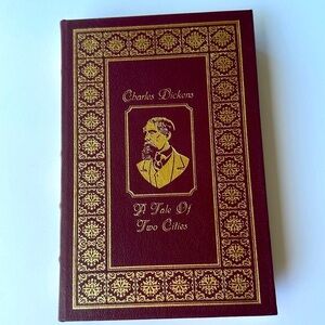 A Tale of Two Cities Charles Dickens Leather Bound Collectible Edition Book